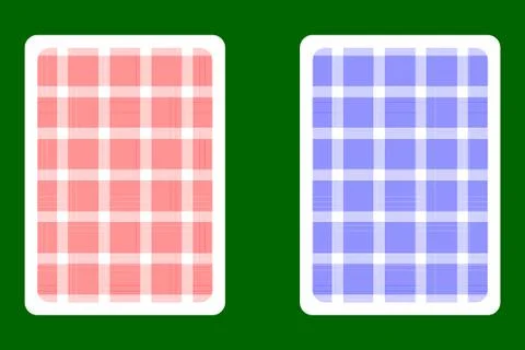 Playing Card Back Stockillustratie