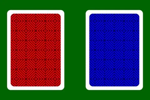 Playing Card Back Stockillustratie