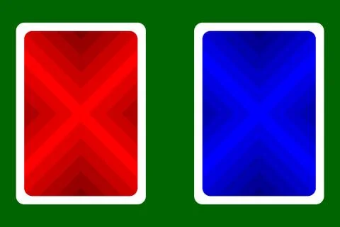 Playing Card Back Stockillustratie