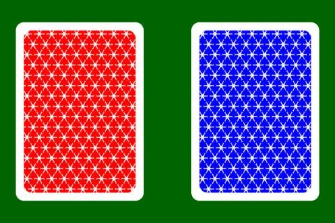 Playing Card Back Stockillustratie