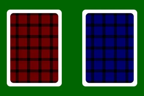 Playing Card Back Stockillustratie