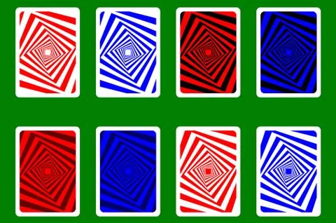 Playing Card Back Stockillustratie