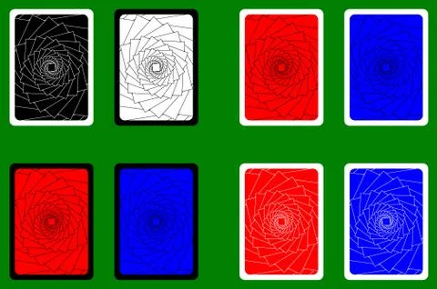 Playing Card Back Stockillustratie