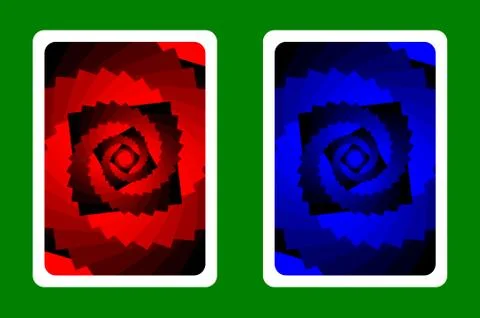 Playing Card Back Stockillustratie