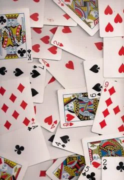 Playing Card Fronts Stock Photos