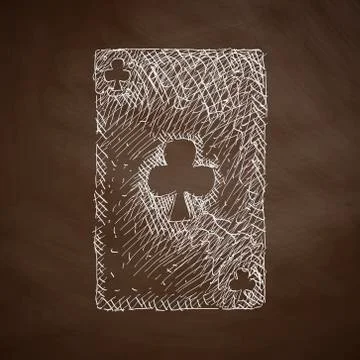 Playing card icon Stock Illustration