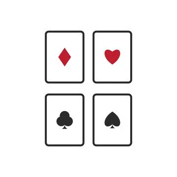Playing card icon 스톡 일러스트