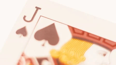 Playing Card - Jack Of Spades Stock Footage 60361229