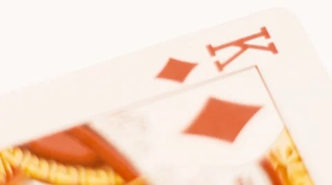 Playing Card - King Of Diamonds Stock Footage 60347448
