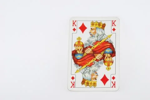 Playing card king Stock Photos