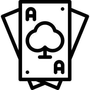 Playing card Vector Icon Design Illustration Stock Illustration