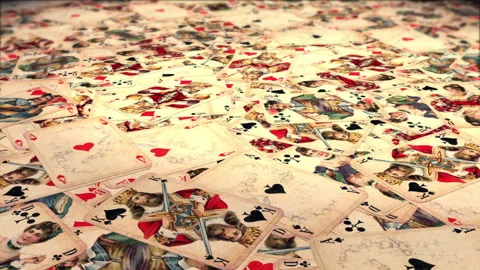 Playing Cards Background Stock Footage 132910220