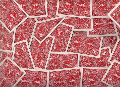 Playing Cards Background Stock Photos