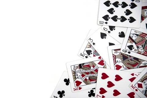 Playing cards background Foto stock