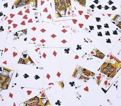 Playing Cards Background Fotos de archivo