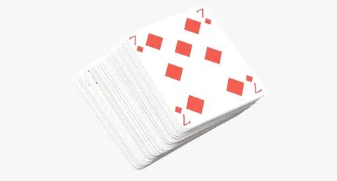 Playing Cards - Blue - Deck 04 3D Model