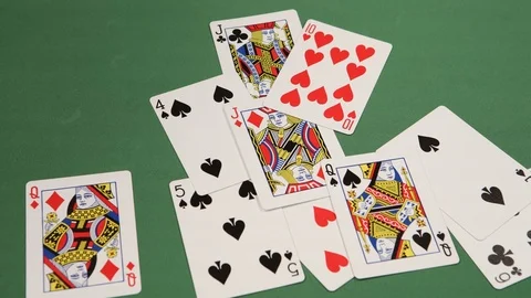 Playing Cards Stock Footage 91519388