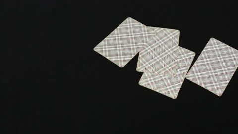 Playing cards. Stock Footage 165535861