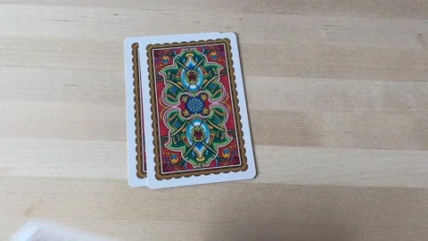 Playing cards. Stock Footage 219813585
