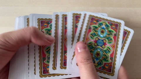 Playing cards. Stock Footage 219819362