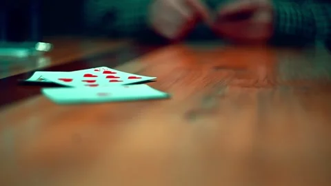 Playing cards Stock Footage 299719641