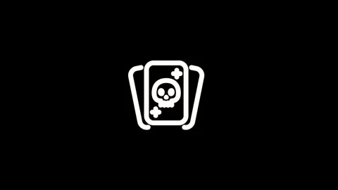 Playing cards icon Stock Footage 293997101
