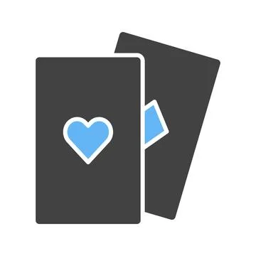 Playing Cards icon vector image. Stock Illustration