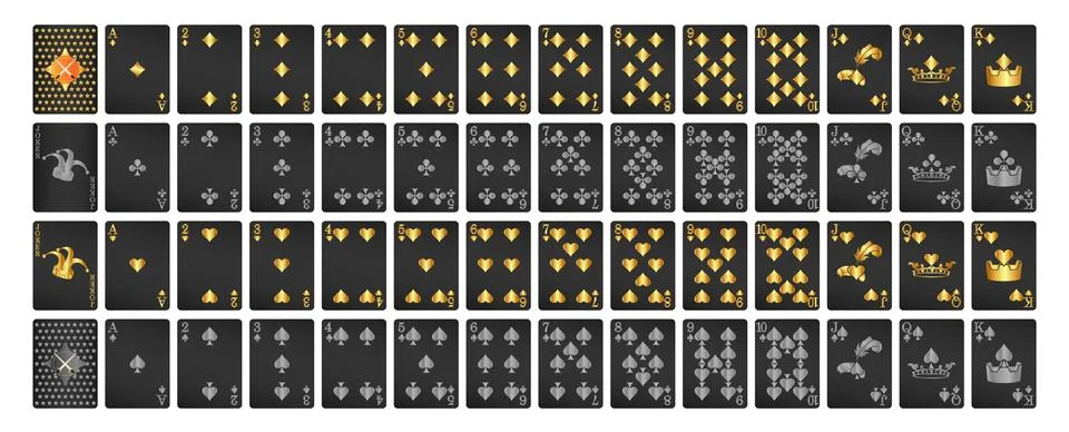 Playing cards Stock Illustration