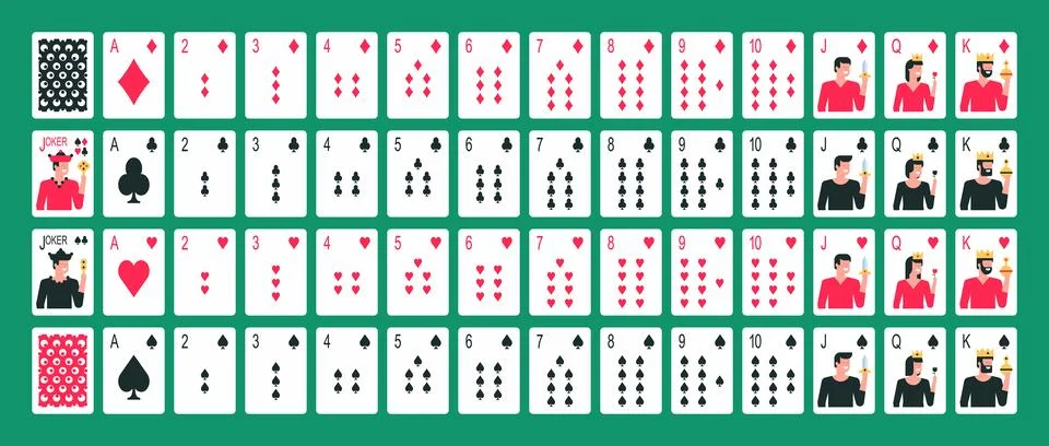 Playing cards Stock Illustration