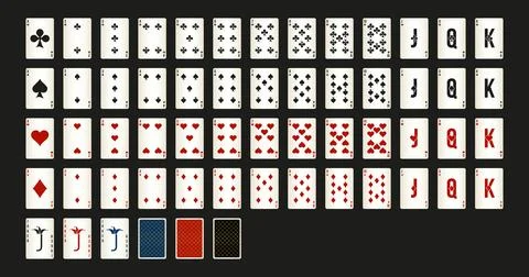 Playing cards Stock Illustration