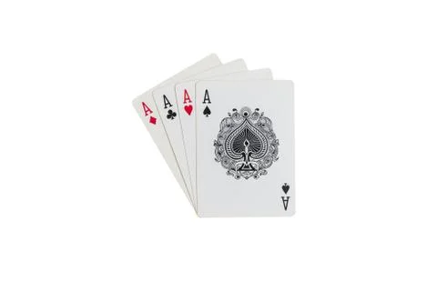 Playing cards isolated Stock Photos