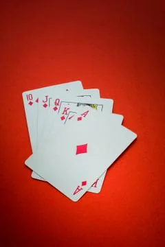 Playing cards isolated Stock Photos