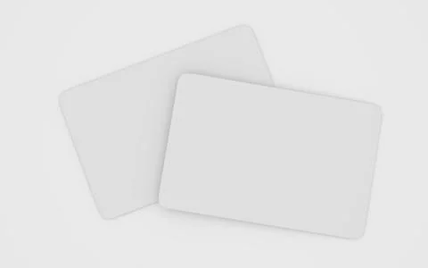 Playing cards mockup deck of playing cards isolated in white table 3D rendering Illustrazione stock