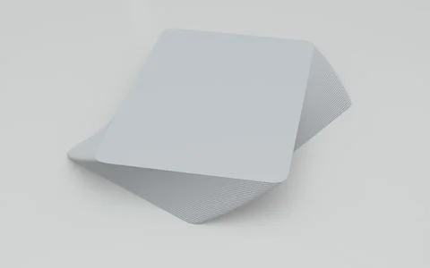 Playing cards mockup deck of playing cards isolated in white background 3D Stock Illustration