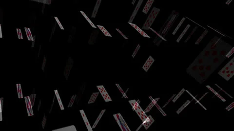 Playing Cards Motion Mapping 库存影片 24711421