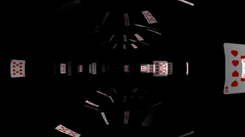 Playing Cards Motion Mapping Видео 24711526