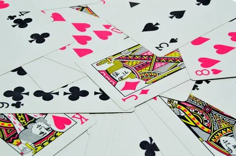 Playing cards Foto stock
