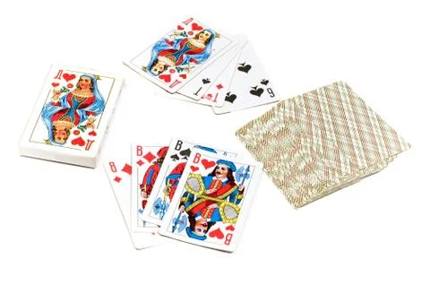 Playing cards Foto stock
