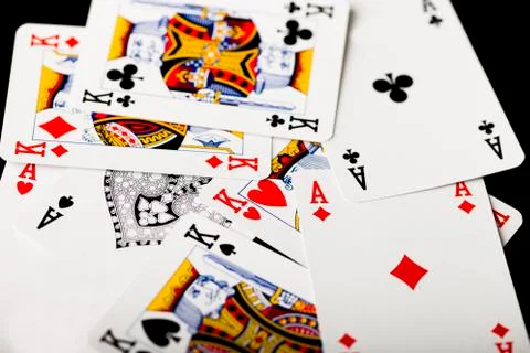 Playing cards Stock Photos