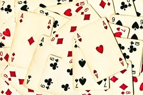 Playing cards Stock Photos