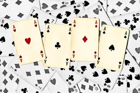 Playing cards Foto stock