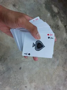 Playing cards Stock Photos