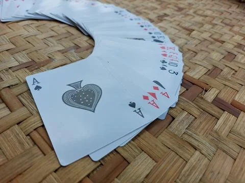 Playing cards Stock Photos