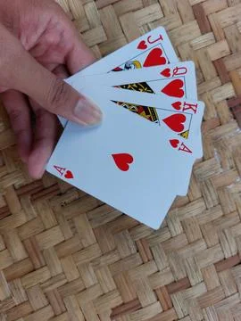 Playing cards Stock-Fotos