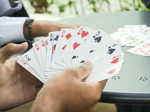 Playing cards Stock Photos