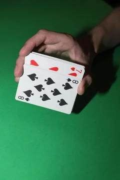 Playing cards Stockfoto's