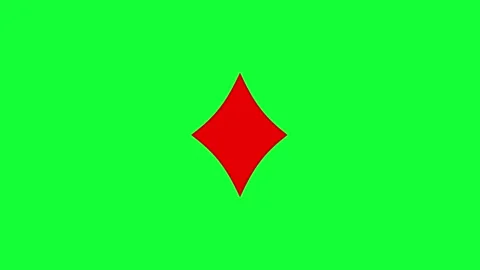 Playing Cards Suit Animation Loading Spinning Transform Loop 4K Stock Footage 333356663