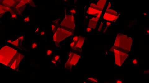 Playing Cards Symbols Motion Mapping Vidéo 24721121