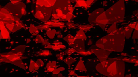 Playing Cards Symbols Motion Mapping Видео 24721160