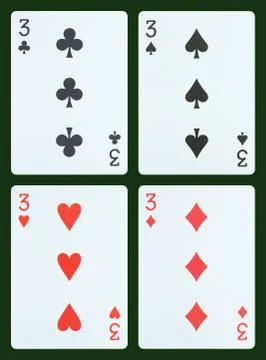 Playing cards - Three Stock Photos
